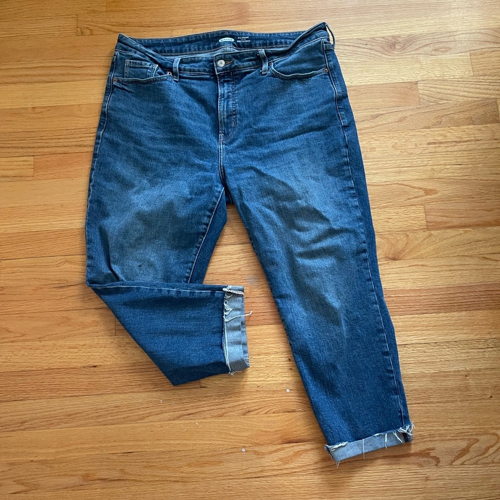 Old Navy OG Straight Leg High Waist Jeans